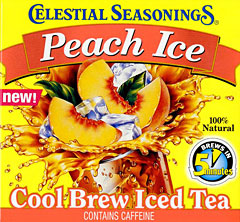 Peaches in Tea splash