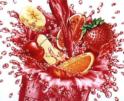 Lori Anzalone Illustration - Fruit Splash