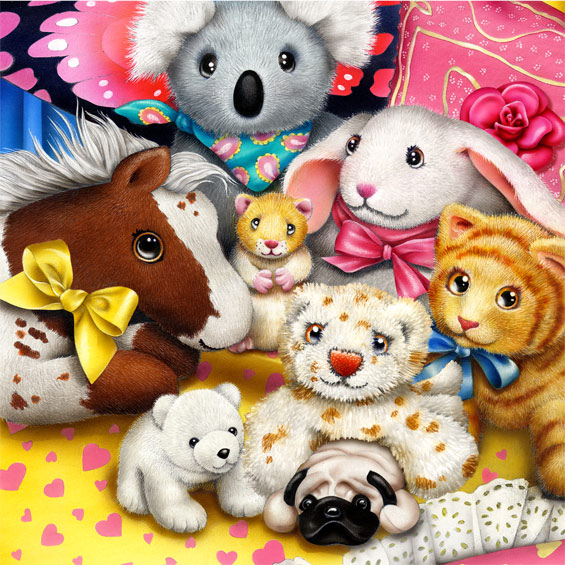 Lori Anzalone Illustration - Product Illustrator of freelance illustration in airbrush style