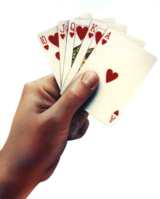 Lori Anzalone Illustration - Product Illustrator of Hand holding cards